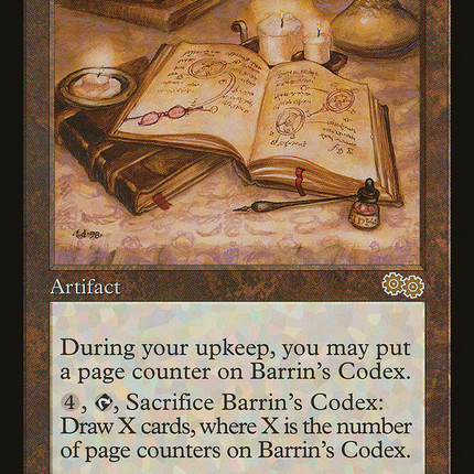 Barrin's Codex (USG-286) - Urza's Saga