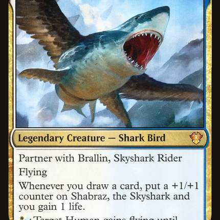 Shabraz, the Skyshark (C20-014) - Commander 2020 Foil