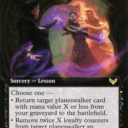 Confront the Past (STX-303) - Strixhaven: School of Mages: (Extended Art, lesson) Foil