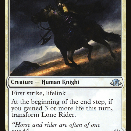 Lone Rider // It That Rides as One (EMN-033) - Eldritch Moon: (mooneldrazidfc) Foil