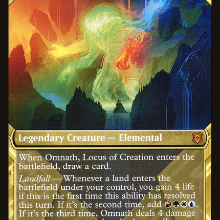 Omnath, Locus of Creation (ZNR-312) - Zendikar Rising: (Showcase)