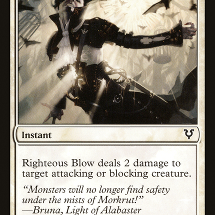 Righteous Blow (AVR-034) - Avacyn Restored Foil