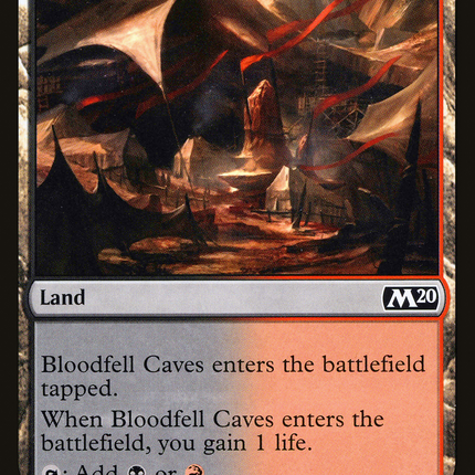 Bloodfell Caves (M20-242) - Core Set 2020 Foil