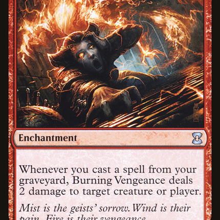 Burning Vengeance (EMA-121) - Eternal Masters Foil
