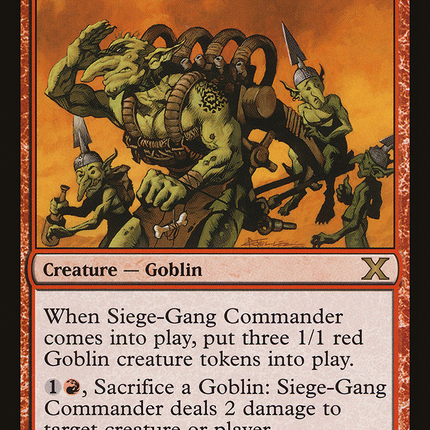 Siege-Gang Commander (10E-234) - Tenth Edition Foil