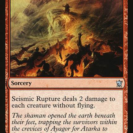Seismic Rupture (DTK-156) - Dragons of Tarkir