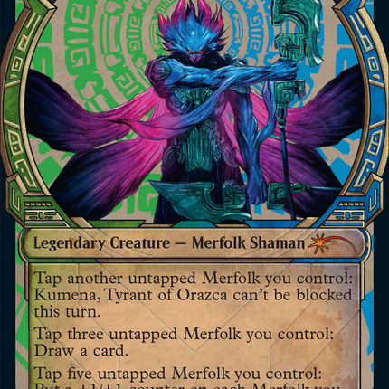Kumena, Tyrant of Orazca (SLD-1412) - Secret Lair Drop: (Showcase)