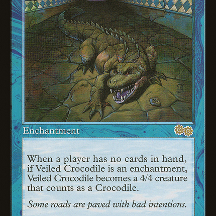 Veiled Crocodile (USG-108) - Urza's Saga