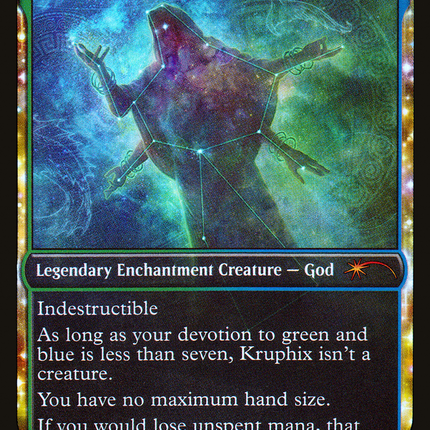Kruphix, God of Horizons (SLD-073) - Secret Lair Drop: (enchantment, Showcase) Foil