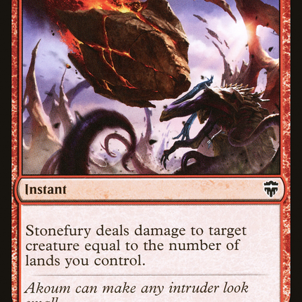 Stonefury (CMR-203) - Commander Legends Foil