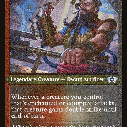 Reyav, Master Smith (Foil Etched) (MUL-122) - Multiverse Legends Foil