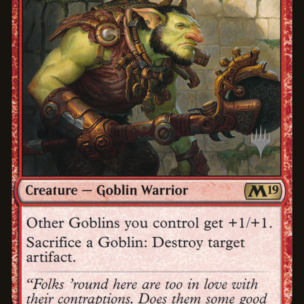 Goblin Trashmaster (PPM20-144) - Core Set 2019 Promos Foil