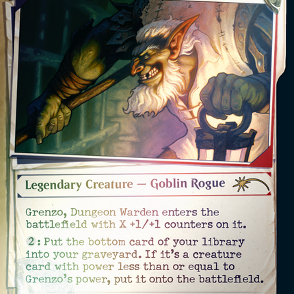 Grenzo, Dungeon Warden (SLD-1569) - Secret Lair Drop: (Showcase) Foil