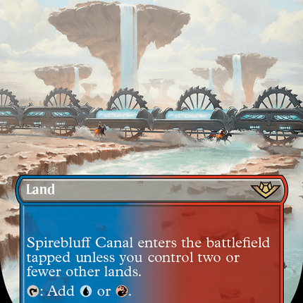 Spirebluff Canal (OTJ-304) - Outlaws of Thunder Junction (Borderless) Foil