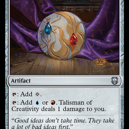 Talisman of Creativity (M3C-308) - Modern Horizons 3 Commander Foil