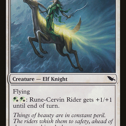 Rune-Cervin Rider (SHM-020) - Shadowmoor