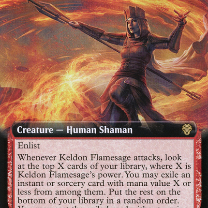 Keldon Flamesage (DMU-407) - Dominaria United: (Extended Art) Foil