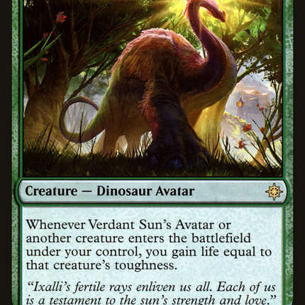 Verdant Sun's Avatar (XLN-213) - Ixalan