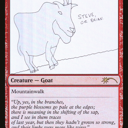 Mountain Goat (SLD-737) - Secret Lair Drop