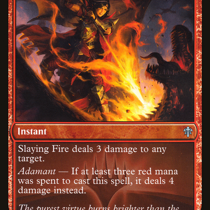 Slaying Fire (PPELD-394) - Throne of Eldraine Foil