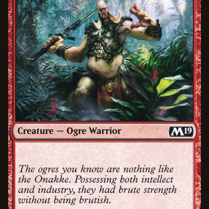 Onakke Ogre (M19-153) - Core Set 2019 Foil