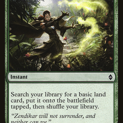 Natural Connection (BFZ-179) - Battle for Zendikar