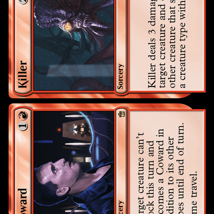 Coward // Killer (WHO-077) - Doctor Who Foil