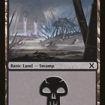 Swamp (10E-374) - Tenth Edition Foil