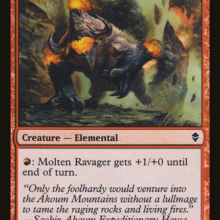 Molten Ravager (ZEN-138) - Zendikar Foil