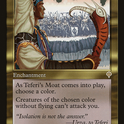 Teferi's Moat (INV-279) - Invasion Foil