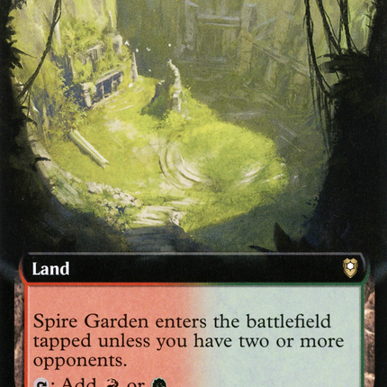 Spire Garden (CLB-606) - Commander Legends: Battle for Baldur's Gate: (Extended Art) Foil