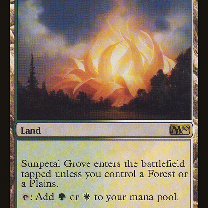 Sunpetal Grove (M10-228) - Magic 2010 Foil