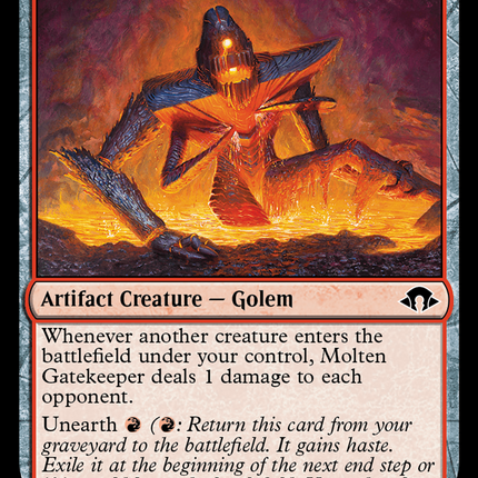 Molten Gatekeeper (MH3-128) - Modern Horizons 3 Foil