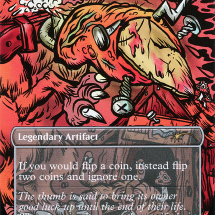 Krark's Thumb // Krark's Thumb (SLD-383) - Secret Lair Drop (Borderless) Foil