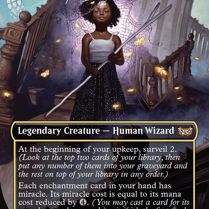 Aminatou, Veil Piercer (DSC-001) - Duskmourn: House of Horror Commander (Borderless)