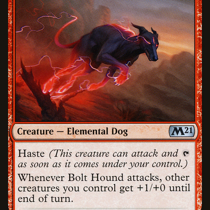 Bolt Hound (M21-131) - Core Set 2021 Foil