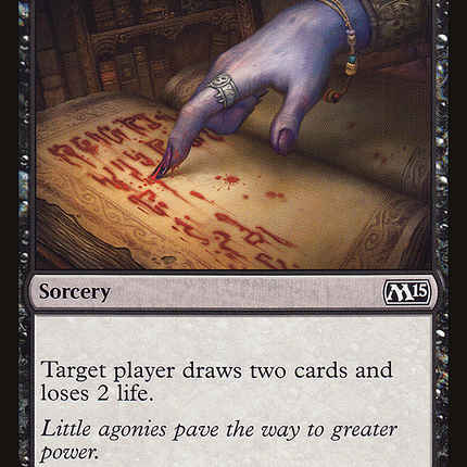 Sign in Blood (M15-114) - Magic 2015 Foil