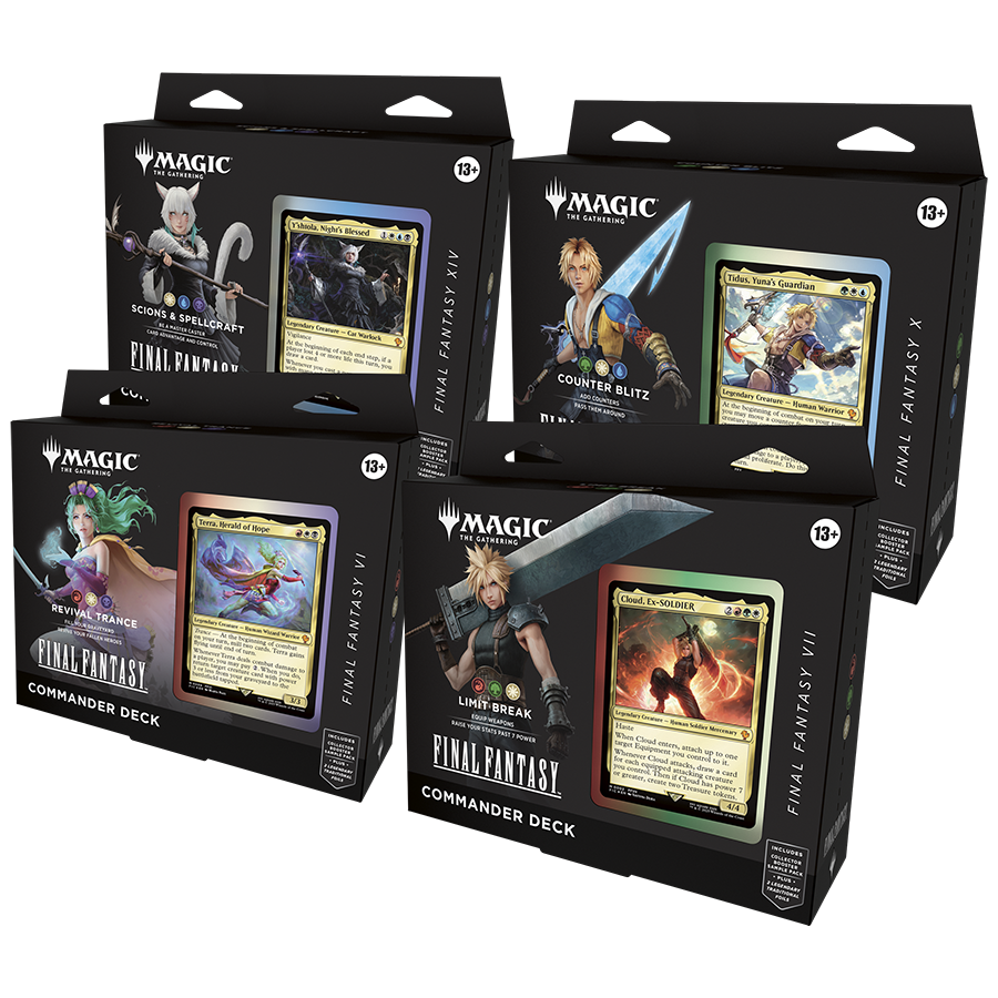 Final Fantasy Commander deck set (4 decks)