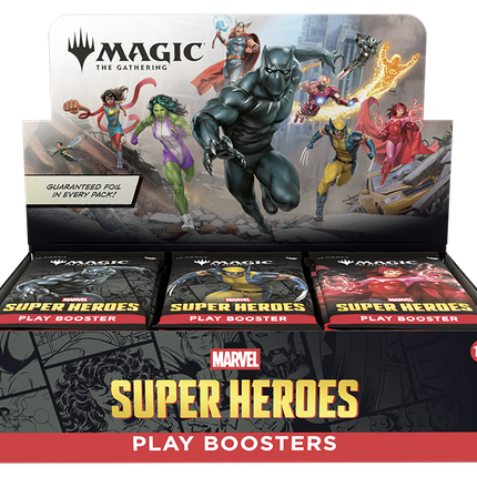 [PREORDER] Marvel Super Heroes - Play Booster Display