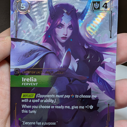 Irelia - Fervent (Signature) (225*/221) - Spiritforged Foil (Unique) (402048)