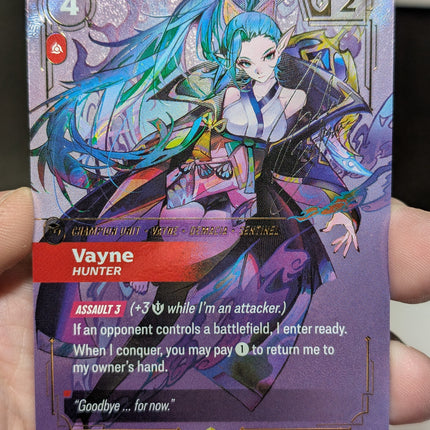 Vayne - Hunter (Signature) (223*/221) - Spiritforged Foil (Unique) (917717)