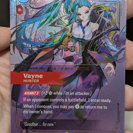 Vayne - Hunter (Signature) (223*/221) - Spiritforged Foil (Unique) (193887)