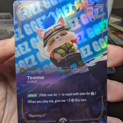 Teemo - Scout (GG EZ) (197b/298) - Riftbound Organized Play Promotional Cards Foil (Unique) (943169)