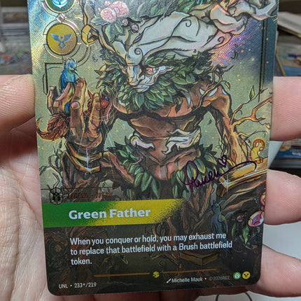Ivern - Green Father (Signature) (233*/219) - Unleashed Foil (Unique) (933464)