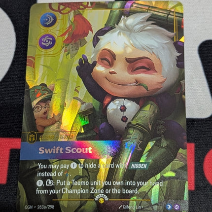Teemo - Swift Scout (Alternate Art) (263a/298) - Riftbound Promotional Cards Foil (Unique) 54353
