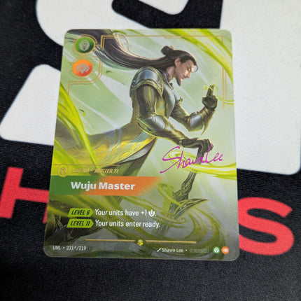Master Yi - Wuju Master (Signature) (231*/219) - Unleashed Foil (Unique) (96225)