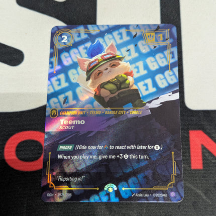Teemo - Scout (GG EZ) (197b/298) - Riftbound Organized Play Promotional Cards Foil (Unique) (17543)