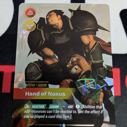 Darius - Hand of Noxus (Signature) (302*/298) - Origins Foil Unique (39230)