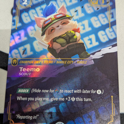 Teemo - Scout (GG EZ) (197b/298) - Riftbound Organized Play Promotional Cards Foil (Unique) (703486)