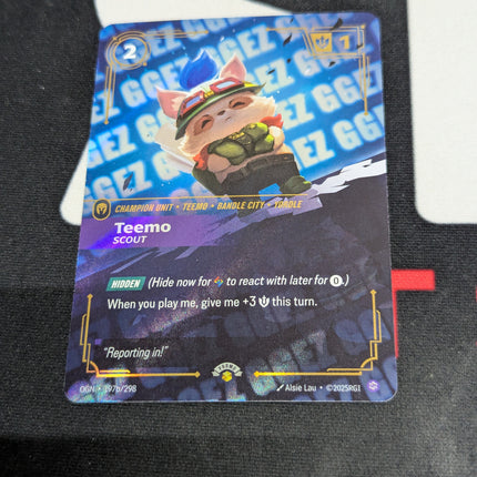 Teemo - Scout (GG EZ) (197b/298) - Riftbound Organized Play Promotional Cards Foil (Unique) (210949)